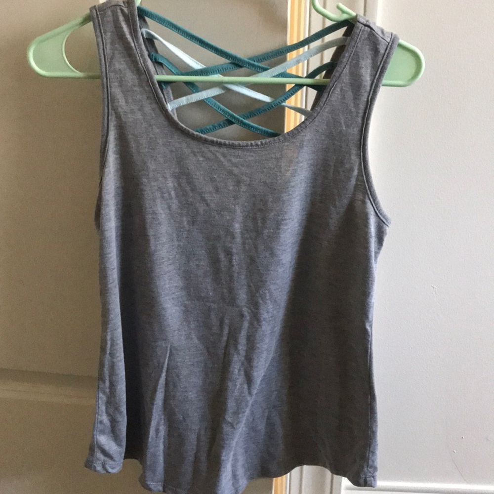 Criss cross back workout tank